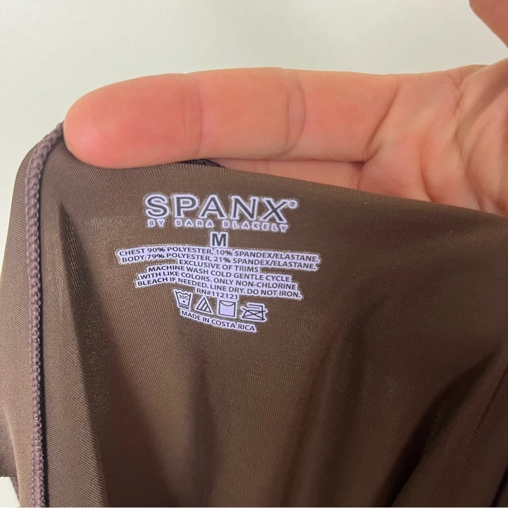 SPANX Chocolate Brown Cami Tank size Medium